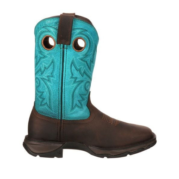 Lady Rebel Durango Steel Toe Turquoise Boots