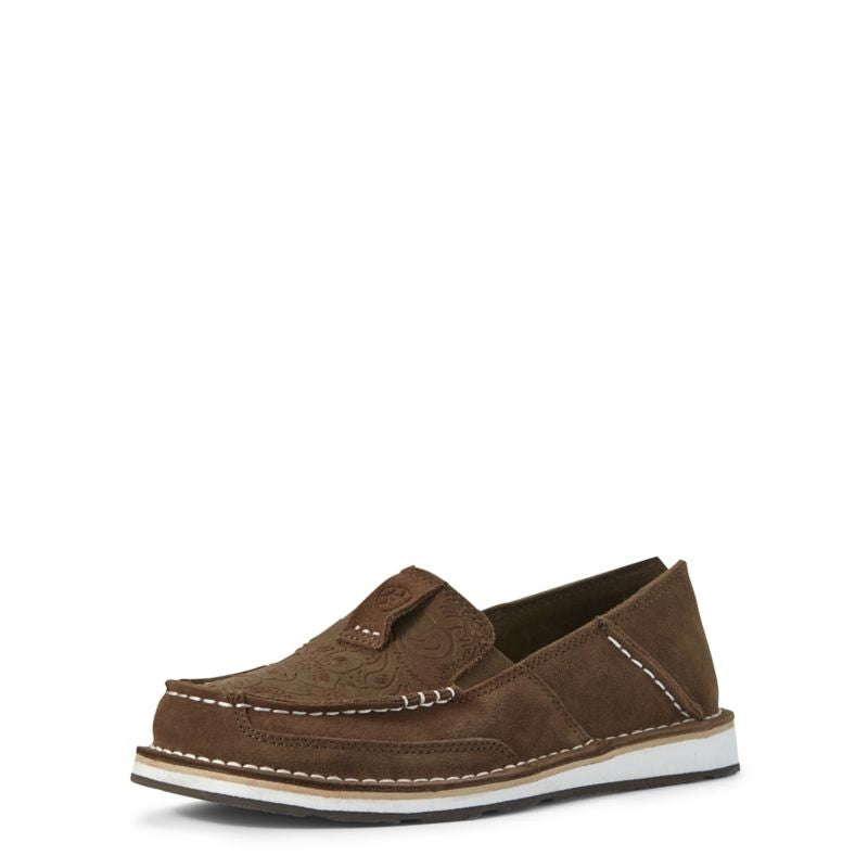 Ariat Ladies Cruisers 8.5 Brown Suede/Aztec