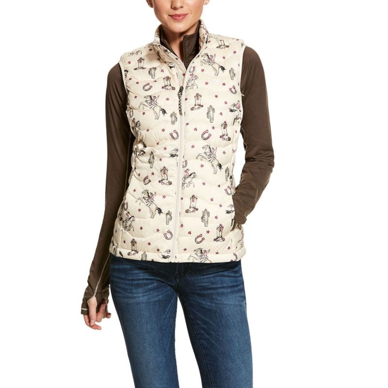 Ariat Ladies Ideal 3.0 Down Vest Small Antique Mos