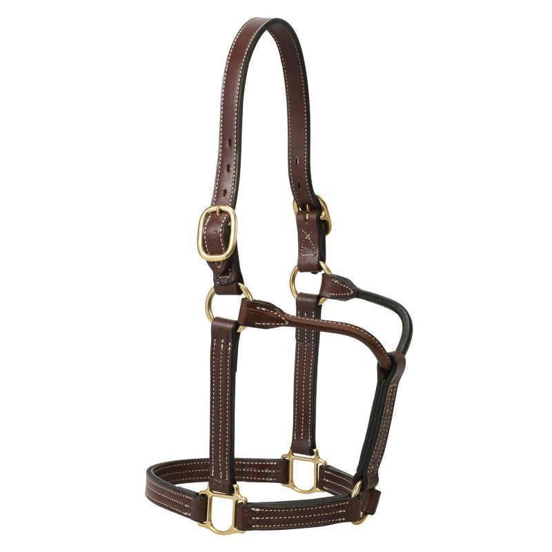 Weaver Leather 1in Thoroughbred Halter with o Snap