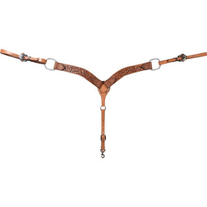 Cashel Guns and Roses Shaped Breast Collar