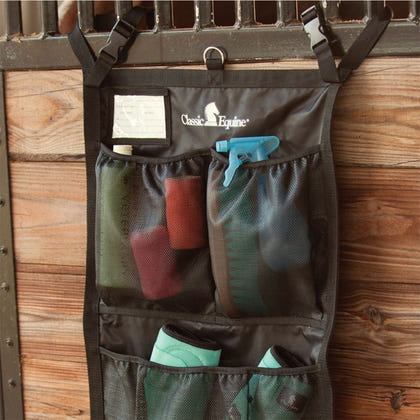 Classic Equine Black Stall Front Bag