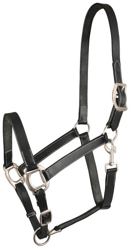 Gatsby Adj Leather Halter/Snap