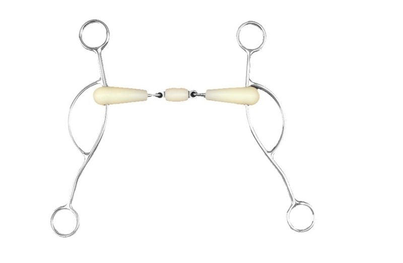 Happy Mouth Dbl Joint Roller American Gag Bit