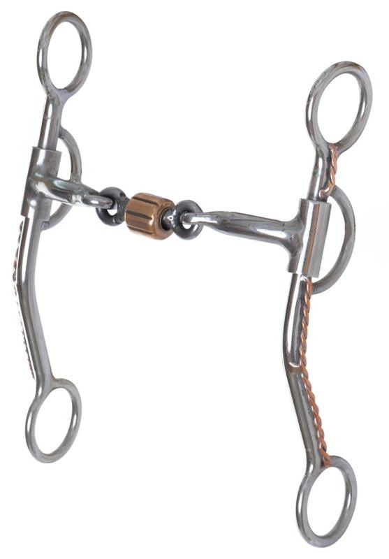 Reinsman D L Twist Copper Roller Med Shank Bit
