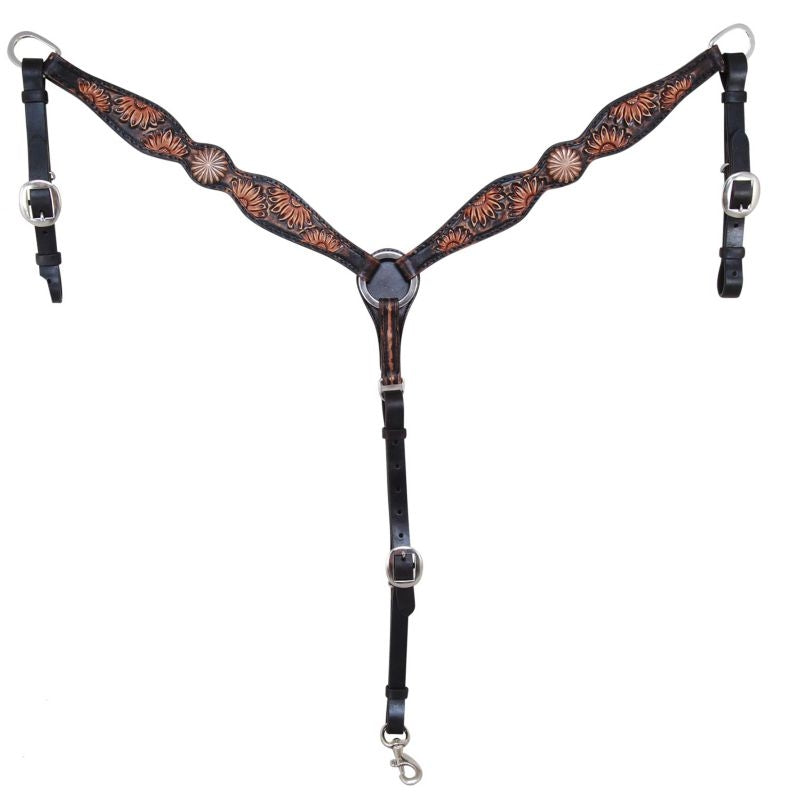 Circle Y Sunflower Breast Collar