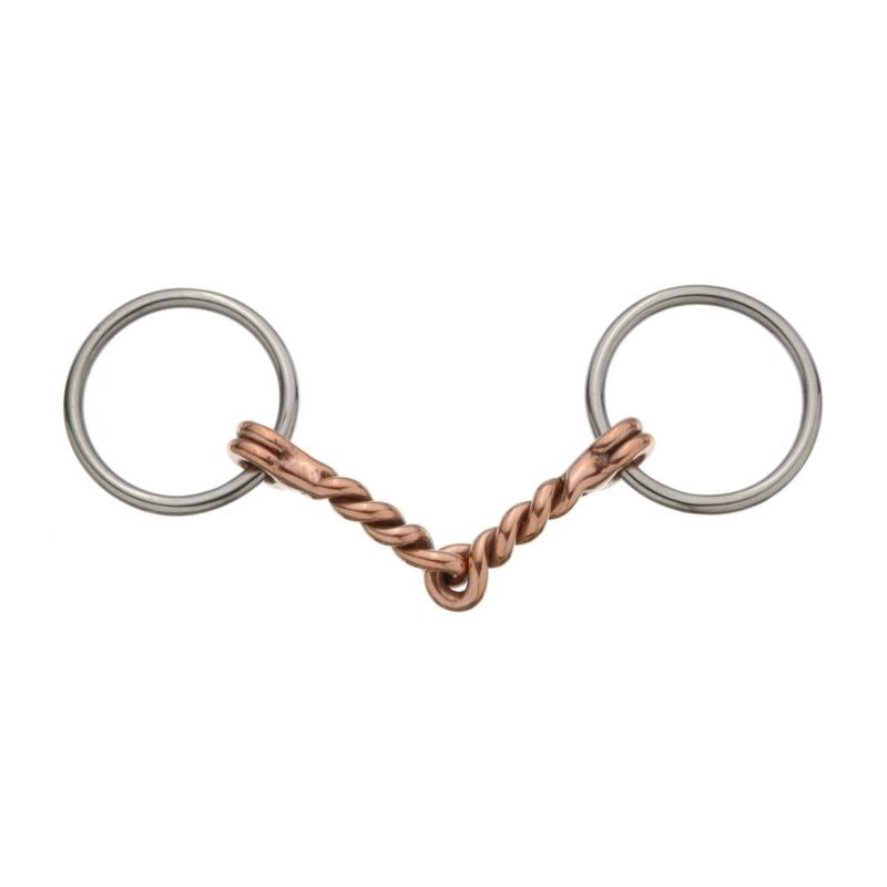 Tough1 Kelly Silver Mini Twist Wire Snaffle