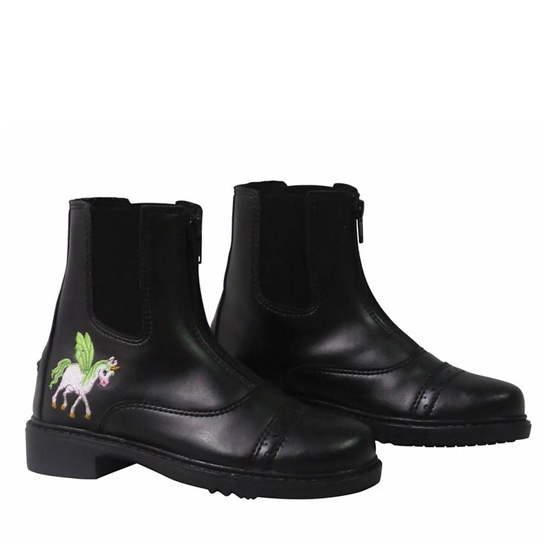 Tuffrider Kids Unicorn Front Zip Paddock Boot