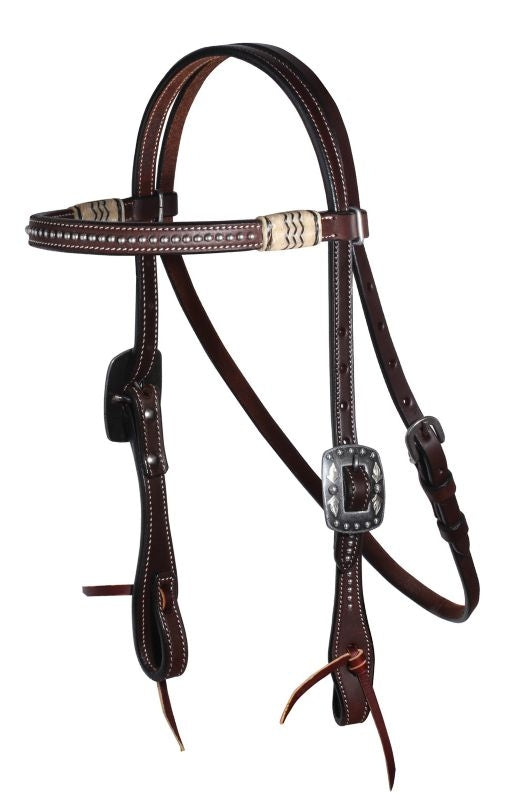 PC Collection 5/8in Dot Browband Headstall