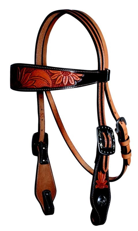 PC Collection Sunflower Browband Headstall