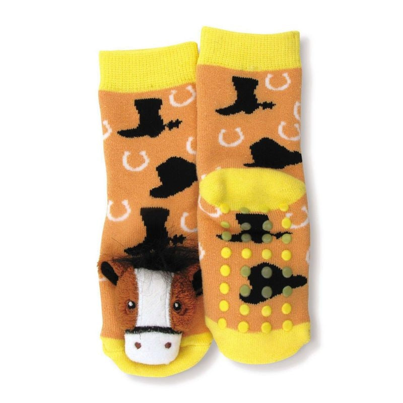 Infant Western Baby Rattle Socks
