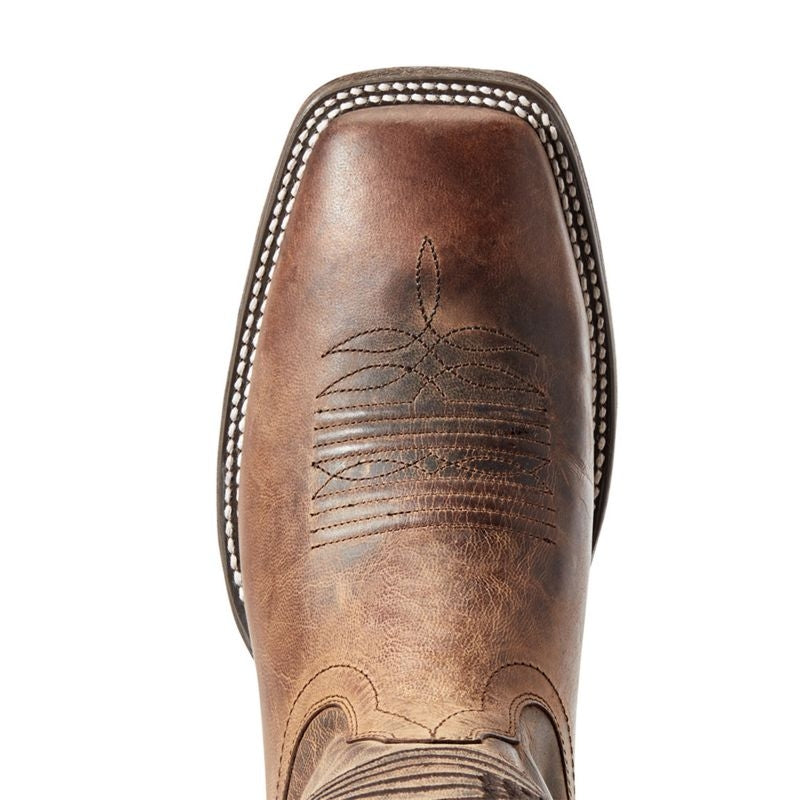 Ariat Mens Circuit Patriot Sq Toe Tan Boots