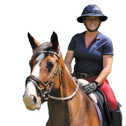 EquiVisor Cotton Helmet Visor