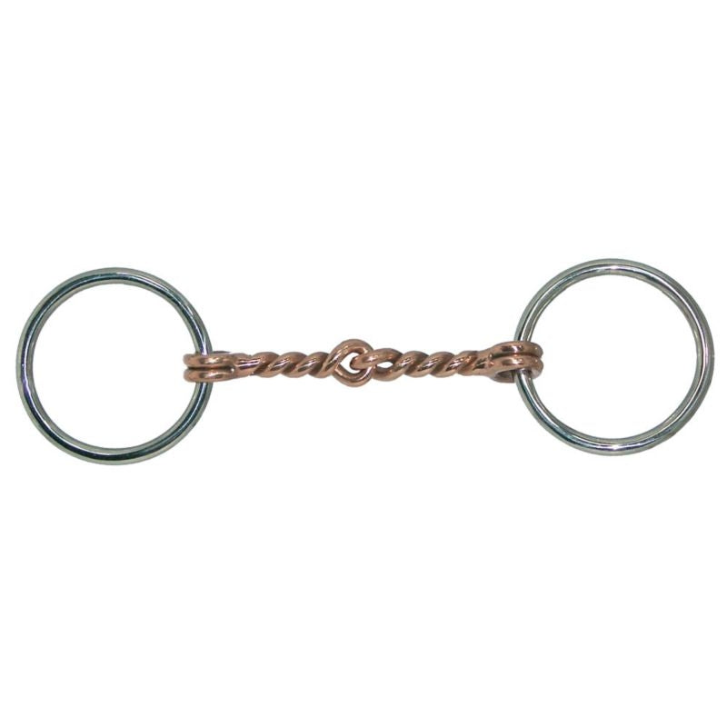 Coronet Mini/Pony Twisted Copper Snaffle Bit 3.5in