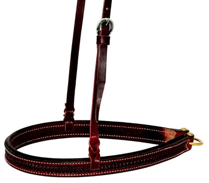Cowboy Tack 1 1/4in Spider Stamp Noseband