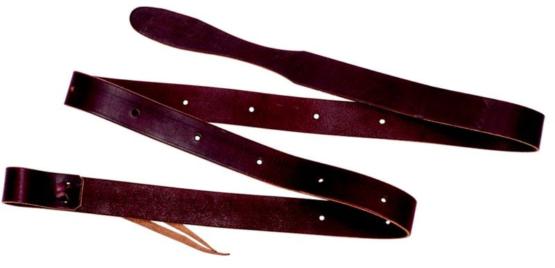 Cowboy Tack 1 5/8in x 82in Burgundy Tie Straps