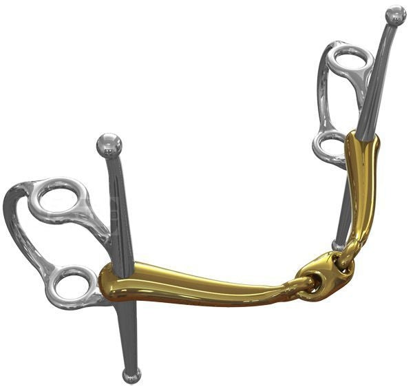 Neue Schule Angle Lozenge Nelson Gag Bit 16mm