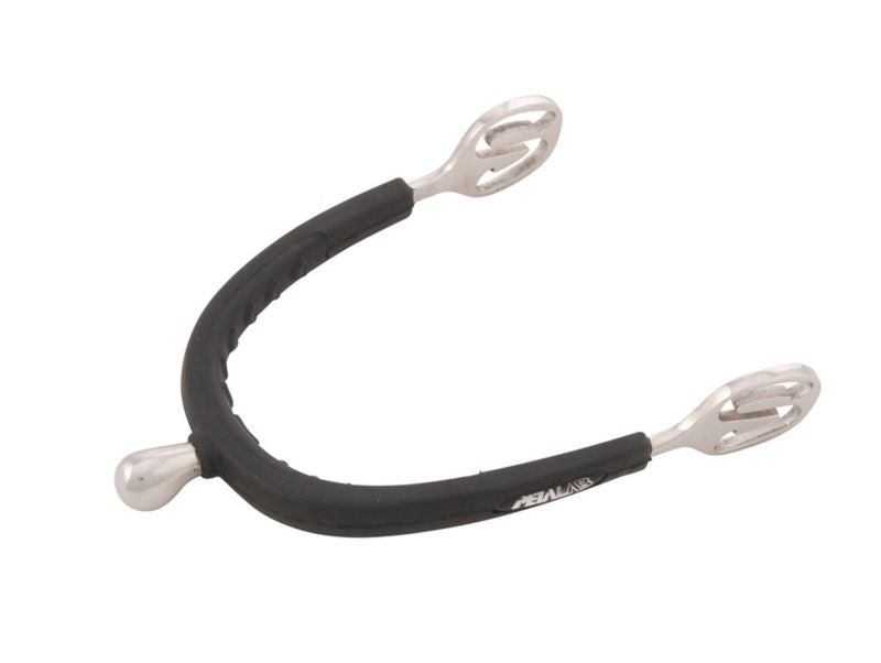 Metalab Ladies Round Rubber Covered Spurs