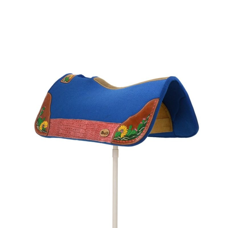 Tough1 Hand Painted Cactus Saddle Pad