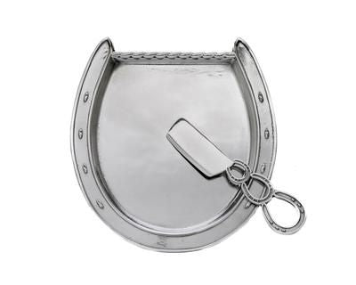 Arthur Court Horseshoe Plate with Server