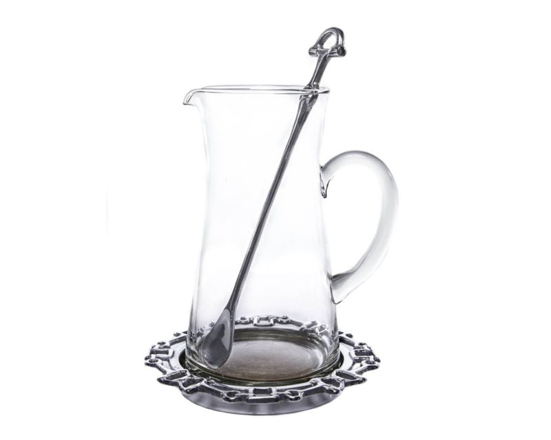 Arthur Court Equestrian Pitcher Set