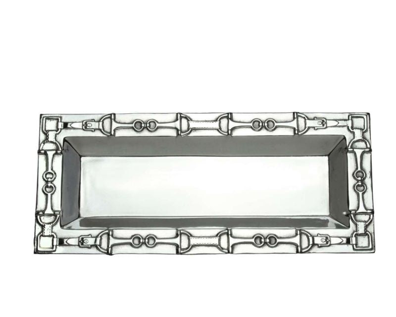Arthur Court Equestrian Oblong Tray
