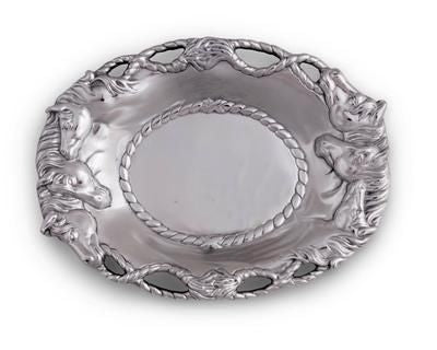 Arthur Court Horse Oval Tray
