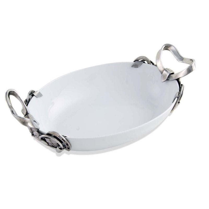 Vagabond House Equestrian Stoneware Dish