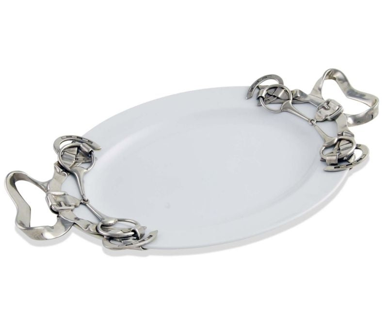 Vagabond House Equestian Stoneware Tray