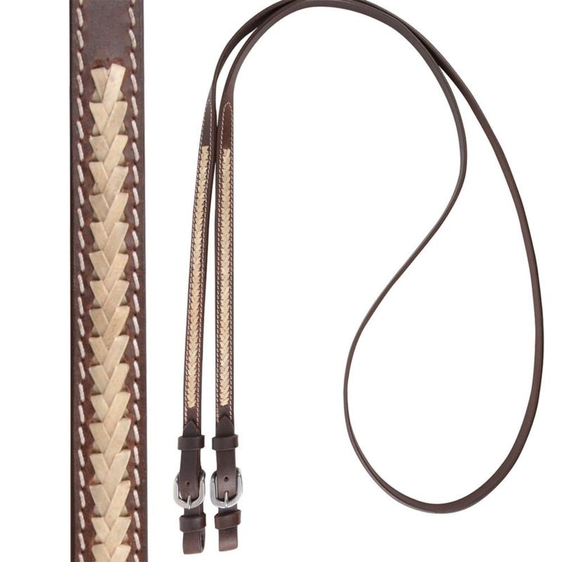Cashel 5/8in x 8ft Laced Roping Reins