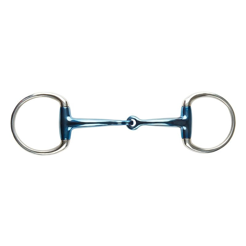 JP Korsteel Blue Steel Eggbutt Snaffle Bit