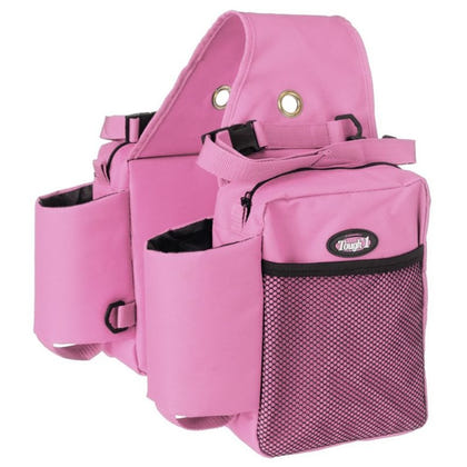 Tough1 Nylon Saddle Bag with Bottle Holders