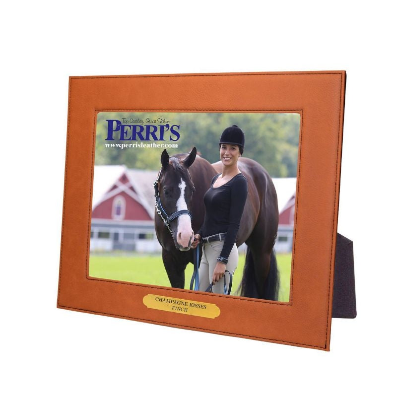 Perri's Personalized Leather Picture Frame