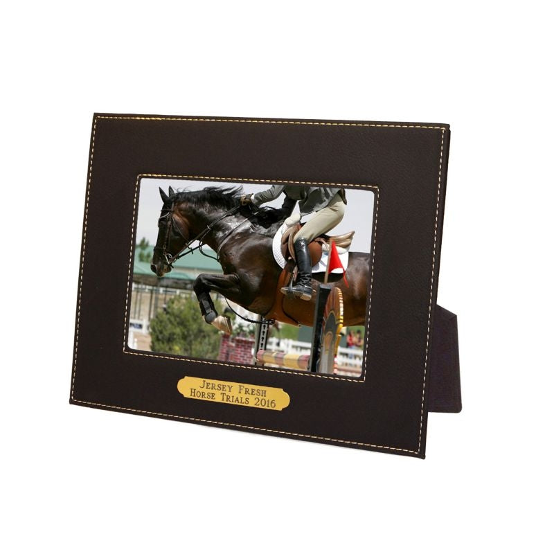 Perri's Personalized Leather Picture Frame