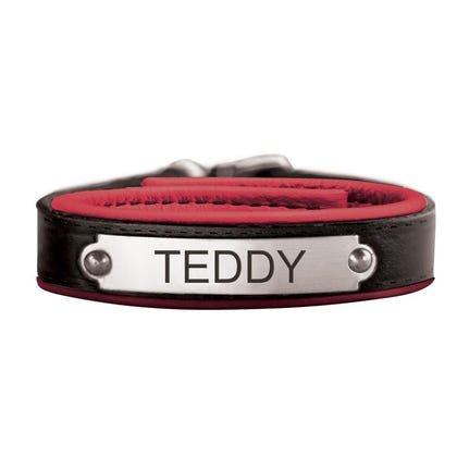 Perri's Personalized Padded Leather Bracelet
