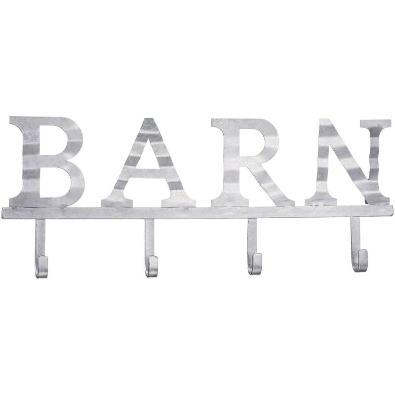 Corrugated Metal 4 Hook Sign