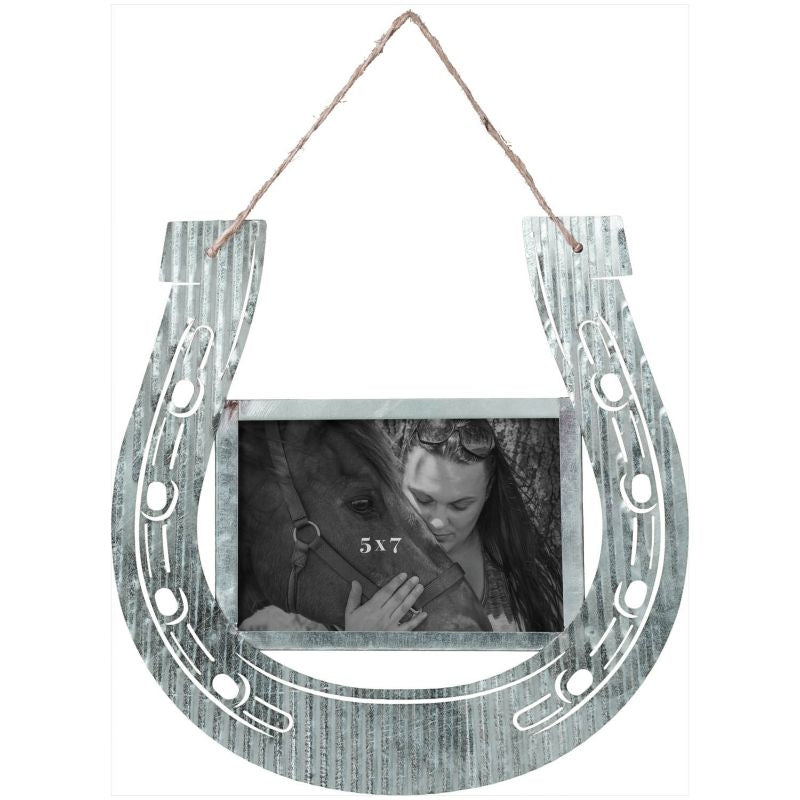Corrugated Horseshoe Chalk Frame