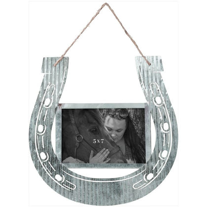 Corrugated Horseshoe Chalk Frame
