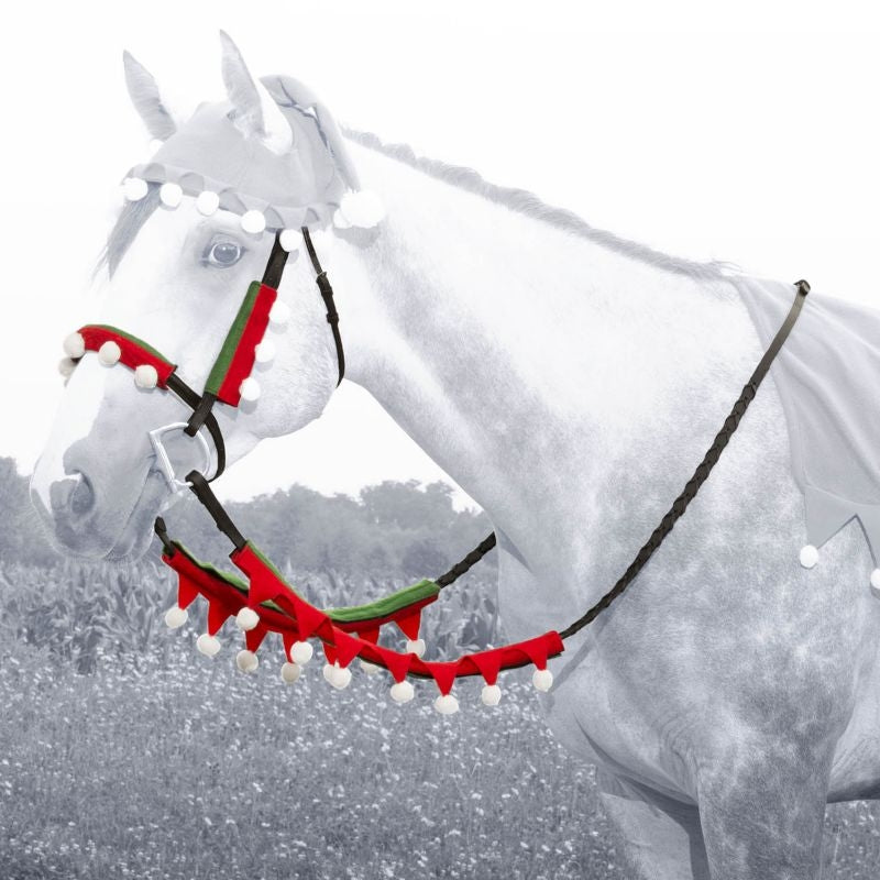 Holiday Elf Halter and Rein Cover Set