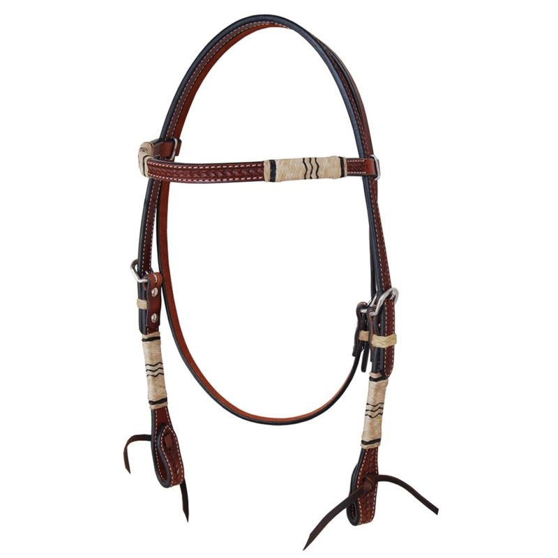 Oxbow Rawhide Braid/Basket Tool Browband Headstall