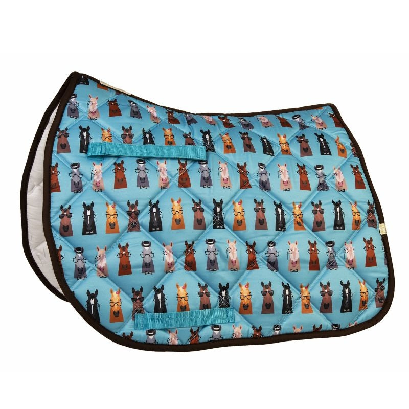 Lettia Embroidered Hipster Horses All Purpose Pad