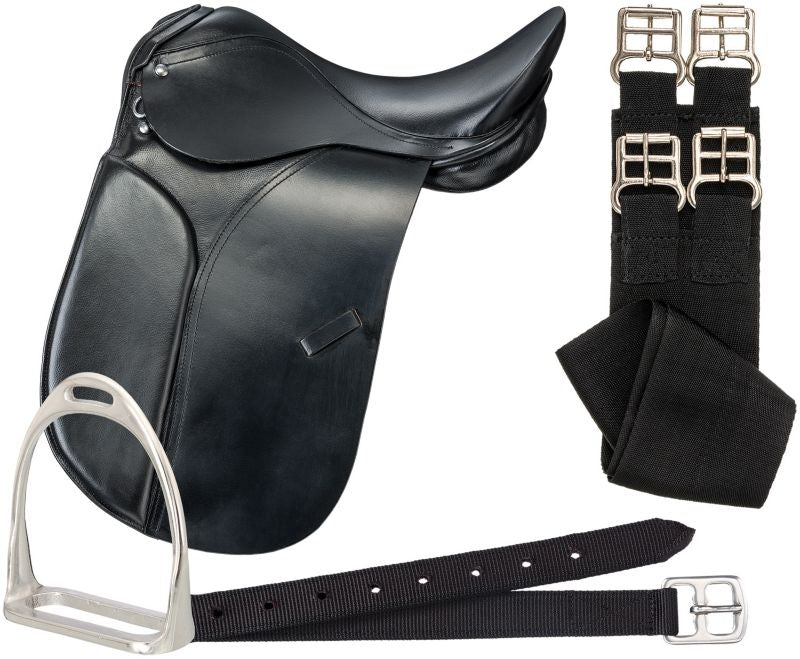 Blemished Silver Fox Dressage Saddle Package