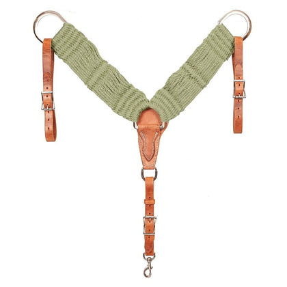 Mustang Bamtex Bamboo Breast Collar Green Bamboo
