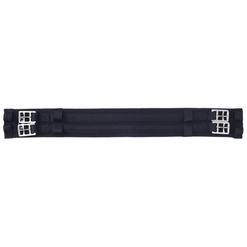 EquiRoyal Black Synthetic Dressage Girth
