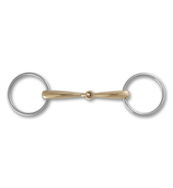 Stubben STEELtec Loose Ring Copper Mouth Bit