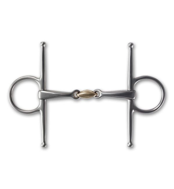 Stubben STEELtec Full Cheek Snaffle Bit