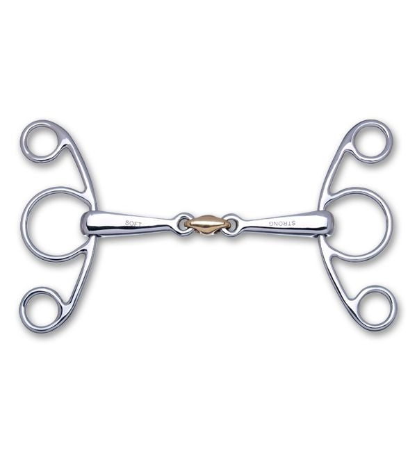 Stubben STEELtec 2-in-1 Butterfly Snaffle Bit