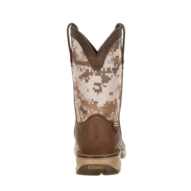 Durango Big Kids Camo Sq Toe Boots