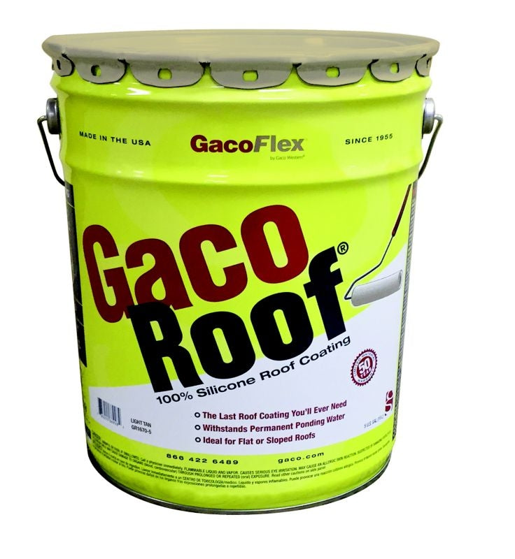 GacoRoof Silicone Roof Coating 5 Gallon