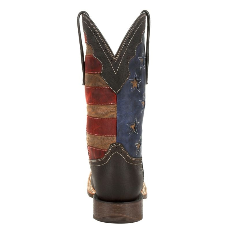 Durango Mens Pro Vint Flag Star Boots